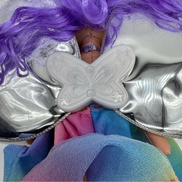 Dream Seekers Golden Fairy Doll with Glittery Wings and Rainbow Dress - Picture 4 of 5